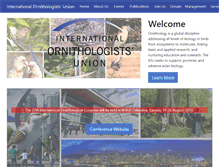 Tablet Screenshot of internationalornithology.org